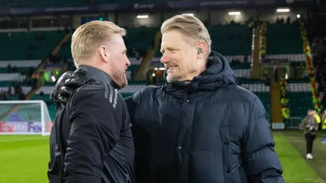 Kasper and Peter Schmeichel