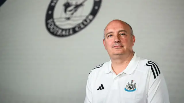 Newcastle United's CEO Darren Eales is interviewed during the Newcastle United Pre Season Training Camp at the Adidas HomeGroup Training Facilities