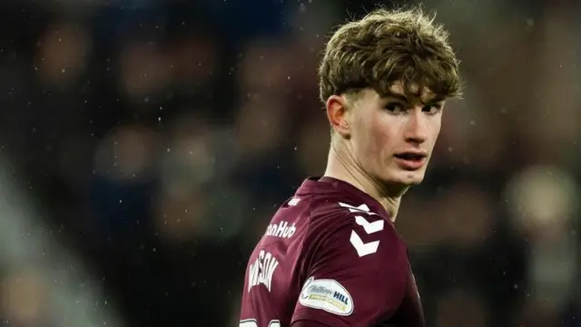 Hearts forward James Wilson