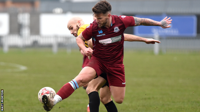 Thetford Town player-manager Matt Morton