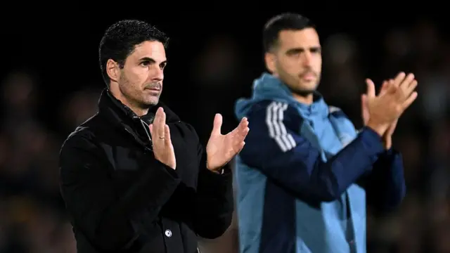 Mikel Arteta managing Arsenal