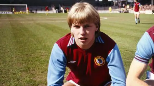 Gary Shaw pictured during his playing days with Aston Villa