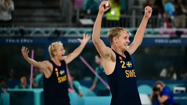 Swedish pair Jonatan Hellvig and David Ahman