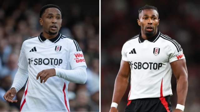 Fulham players Kenny Tete and Adama Traore