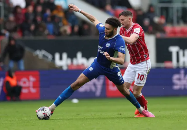 Erol Bulut in action against Bristol City