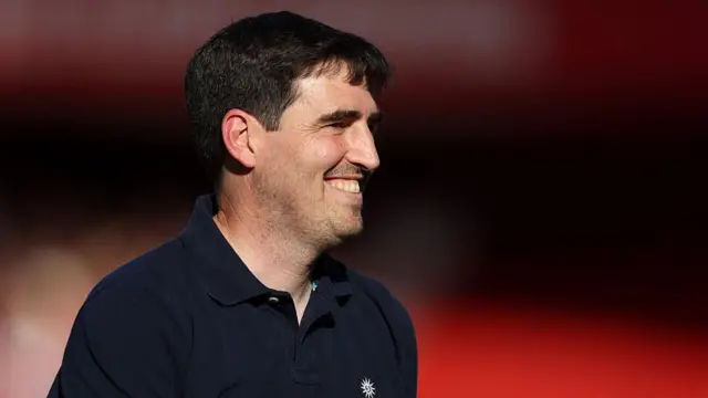 Andoni Iraola looks on after the Premier League match between Nottingham Forest and Bournemouth at the City Ground.