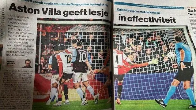 Local paper in Rotterdam 