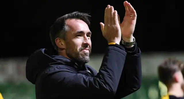 Christian Fuchs applauds fans