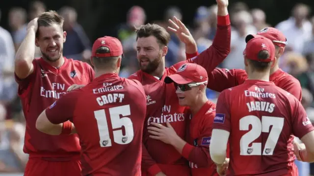 Lancashire celebrate