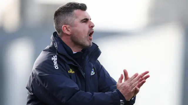 Raymond Galligan pictured on the sideline