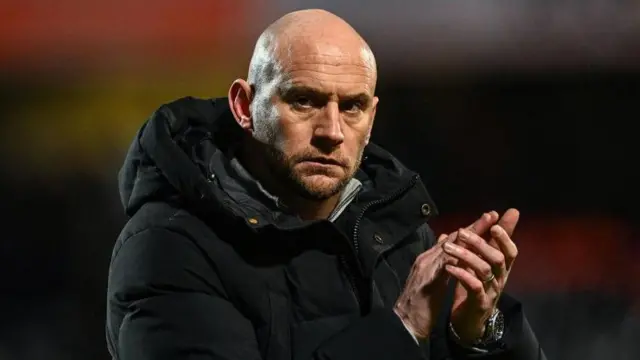 Hibs head coach David Gray