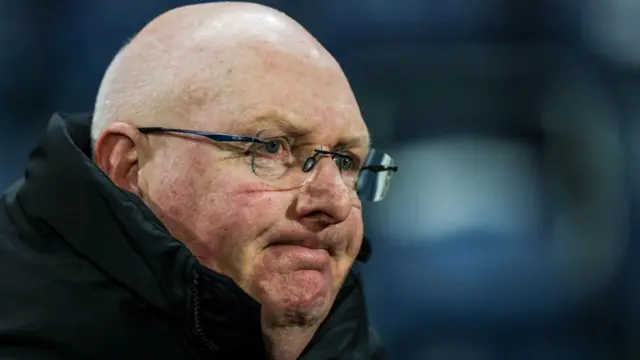  Falkirk manager John McGlynn before a William Hill Premiership match between Falkirk and Celtic at The Falkirk Stadium