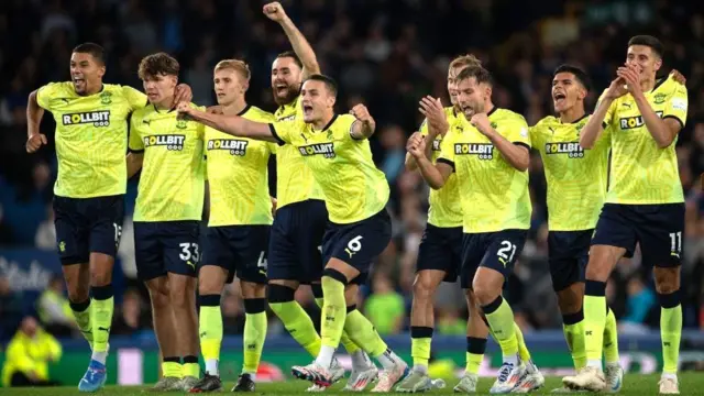 Southampton players celebrate