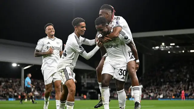 Fulham celebration