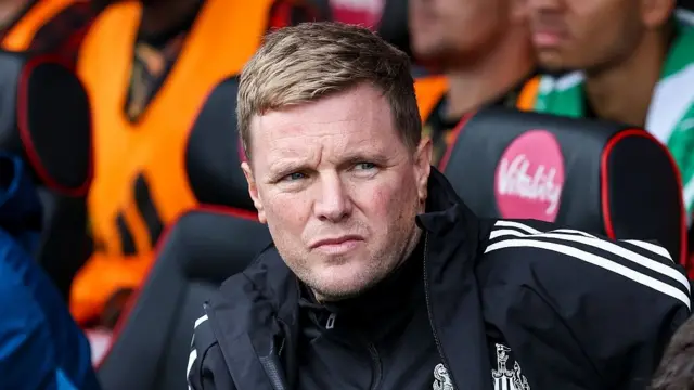 Head Coach Eddie Howe of Newcastle United 