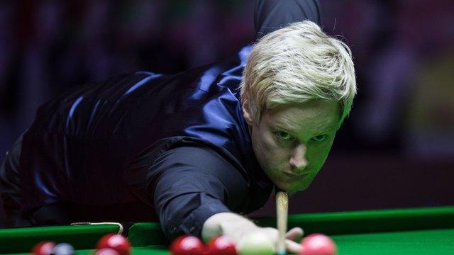 Neil Robertson in Hong Kong