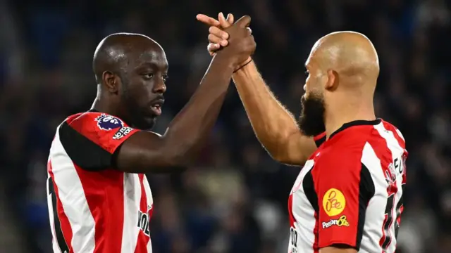 Bryan Mbeumo and Yoane Wissa