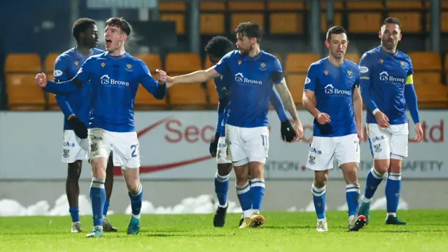 Makenzie Kirk celebrates his goal against Kilmarnock 