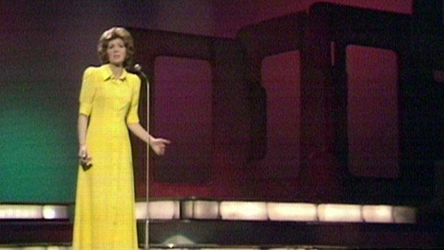 Cilla Black on stage