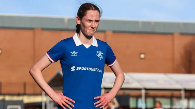 Rangers midfielder May Cruft