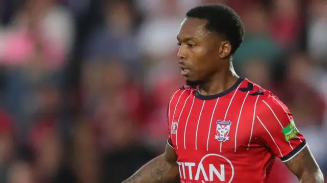 Ashley Nathaniel-George in action for York City