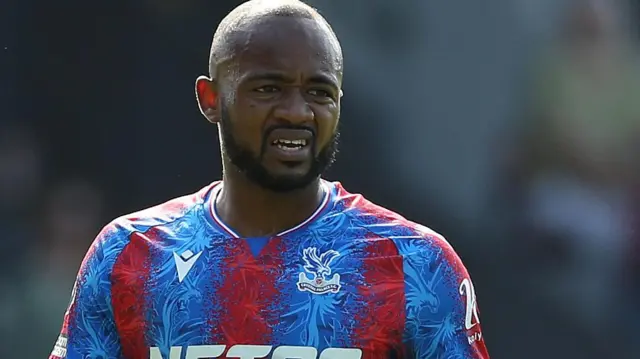 Jordan Ayew in action for Crystal Palace