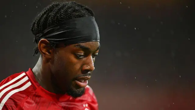 Elanga in action for Forest
