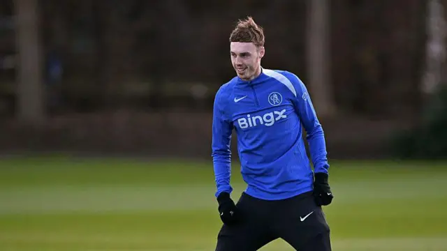 Cole Palmer in training