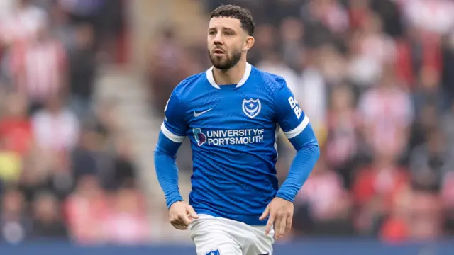 Portsmouth midfielder Conor Chaplin during the south coast derby at St Mary's