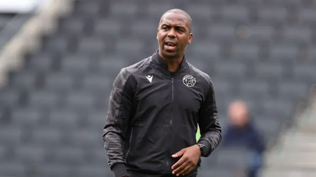 Walsall interim boss Darren Byfield