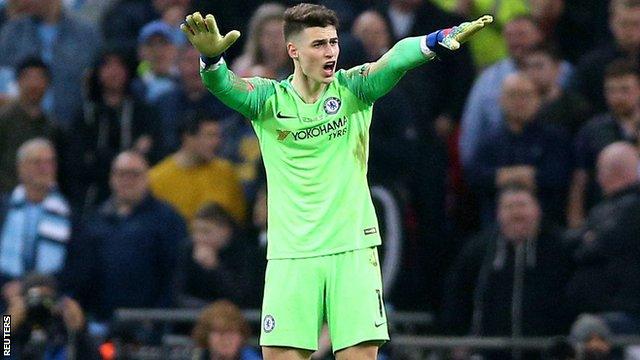 Kepa saying he doesn't want to go off