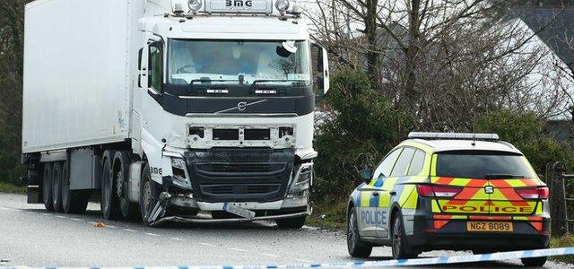 The traffic accident which claimed the lives of three young men occurred on the main road between Omagh and Ballygawley