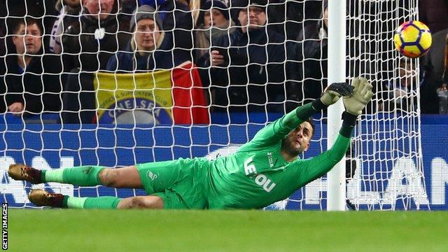 Swansea City goalkeeper Lukasz Fabianski