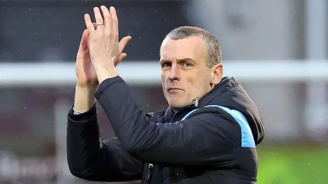 Ballymena United manager Oran Kearney