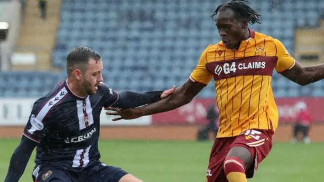 Motherwell v Dundee graphic