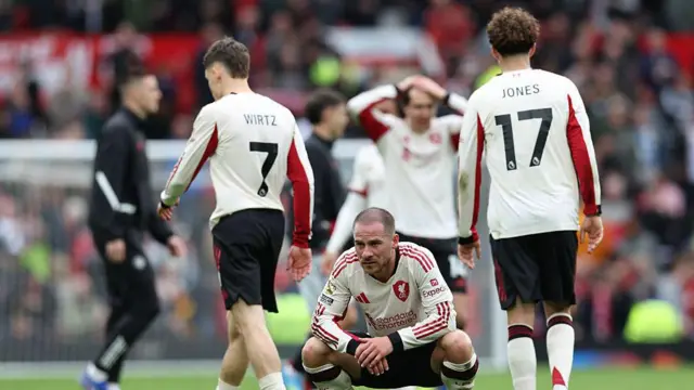 Alexis Mac Allister reacts after the defeat