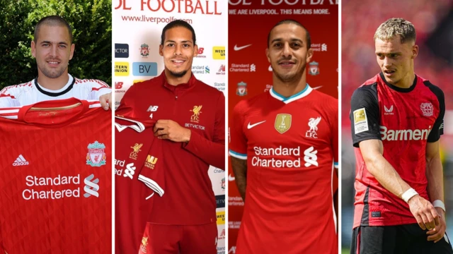 Joe Cole, Virgil van Dijk, Thiago Alcantara and Florian Wirtz