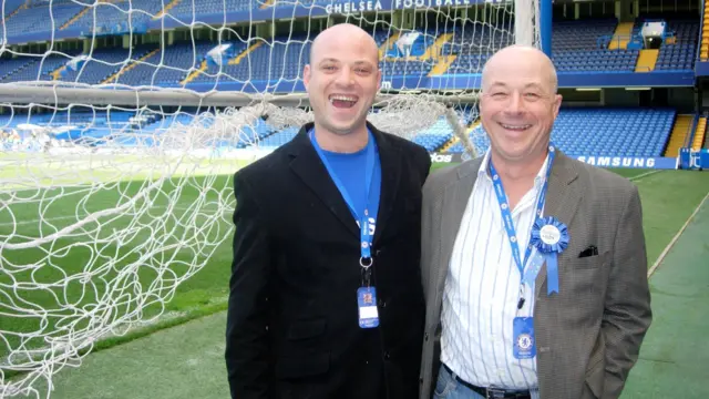Chelsea fans at Stamford Bridge
