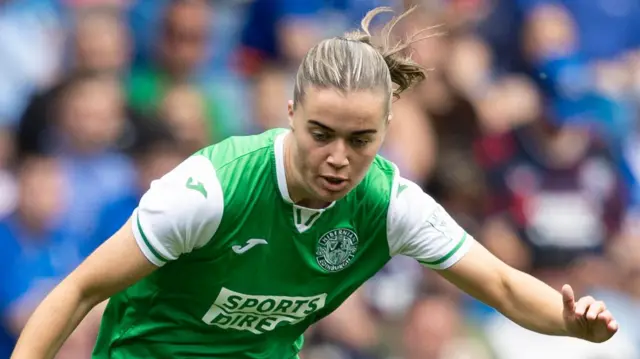Hibernian forward Eilidh Adams