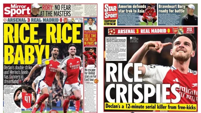 The Mirror and Star back pages