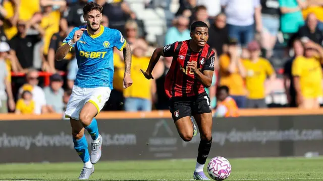 Amine Adli on the ball for Bournemouth