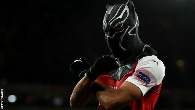 Arsenal striker Pierre-Emerick Aubameyang