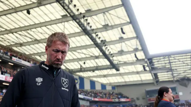 Graham Potter managing West Ham