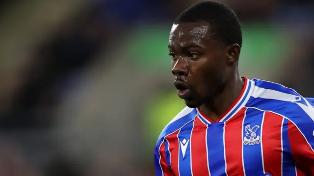 Tyrick Mitchell in action for Crystal Palace