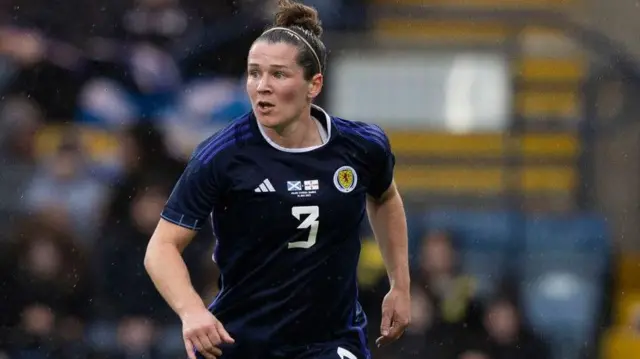 Emma Mukandi in action for Scotland