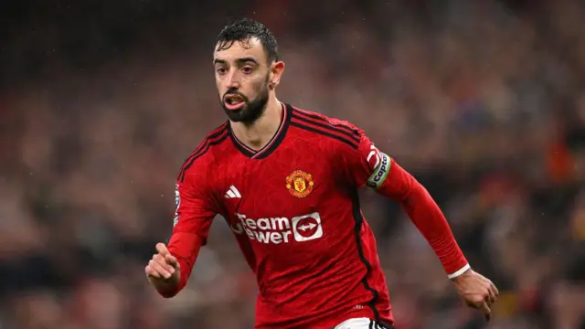 Manchester United captain Bruno Fernandes