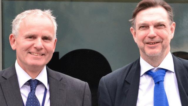 Roger Gross (left) and Will Harwood