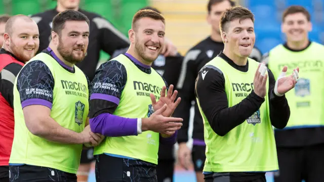 Glasgow Warriors training
