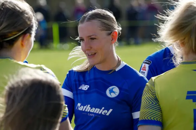 Danielle Green in Cardiff colours last season