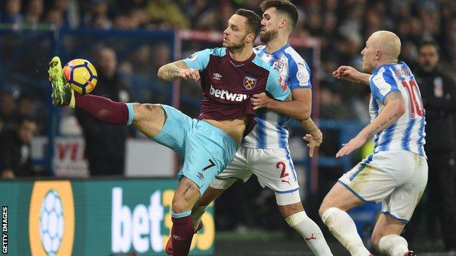 Arnautovic had a hand in three goals in a single Premier League game for the first time in his career